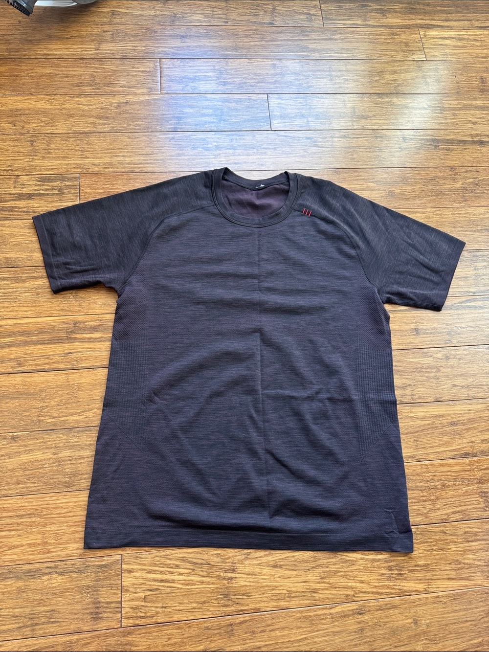 Lululemon Men's Black Performance Short-Sleeve Shirt